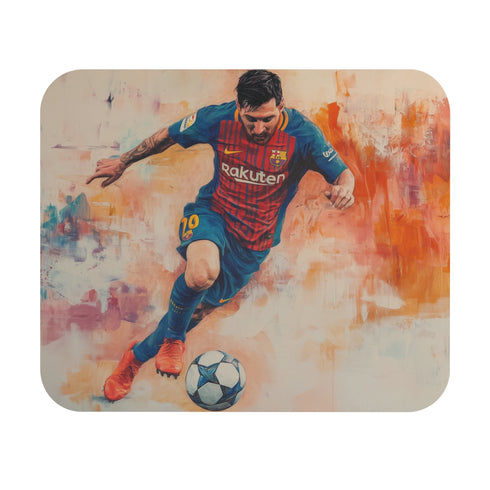 Messi Barcelona Dribbling Mouse Pad
