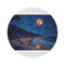 "Midnight Beach Moonlit Rug"