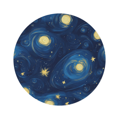 Midnight Dream Round Rug