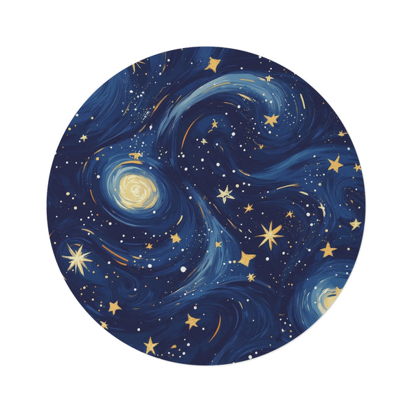 Midnight Dreams Round Rug