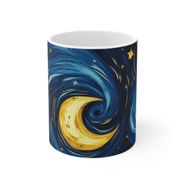 "Midnight Elegance Coffee Mug"