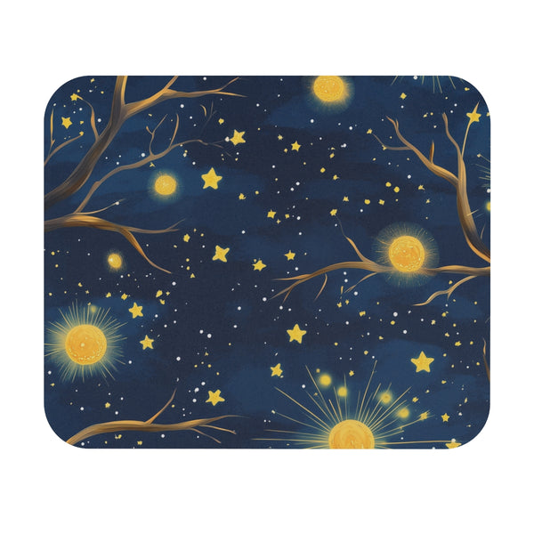 Midnight Magic Mouse Pad Seamless Night Pattern