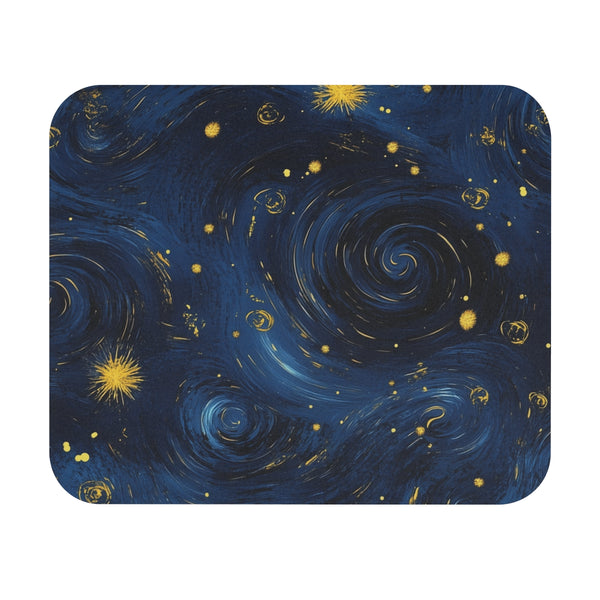 Midnight Magic Mouse Pad Seamless Nighttime Pattern