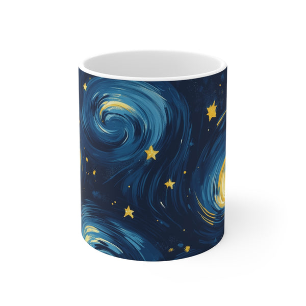 "Midnight Magic Night Pattern Mug"