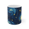 "Midnight Magic Night Pattern Mug"