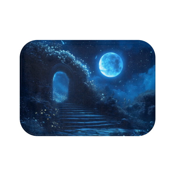 Midnight Moon Shadow Gateway Bathmat