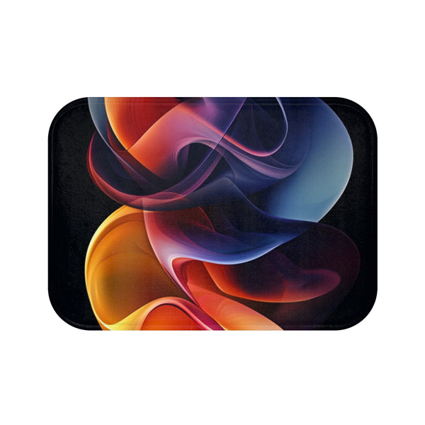 "Midnight Shadows Luxury Bath Mat"