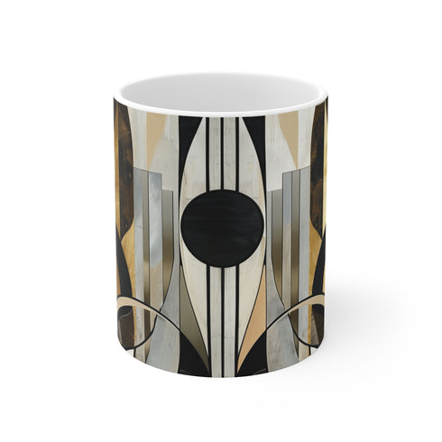 "Mind-Bending Abstract Coffee Mug"