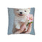 "Miniature Poodle Puppy Pillowcase: Pure Joy"