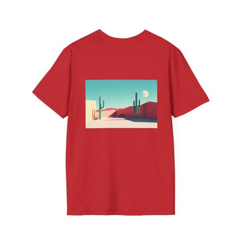 Minimal Desert Scene Sharp Shadows T-Shirt