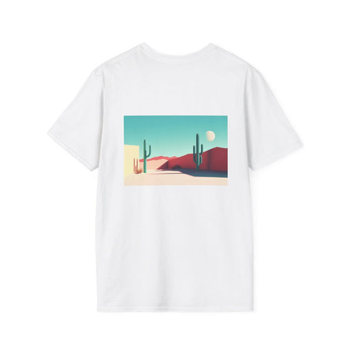 Minimal Desert Scene Sharp Shadows T-Shirt