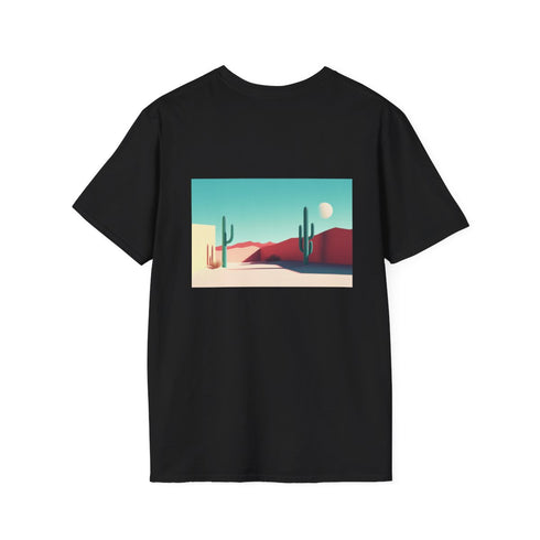 Minimal Desert Scene Sharp Shadows T-Shirt
