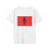 Minimalist Astronaut Silhouette Red T-Shirt