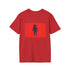 Minimalist Astronaut Silhouette Red T-Shirt