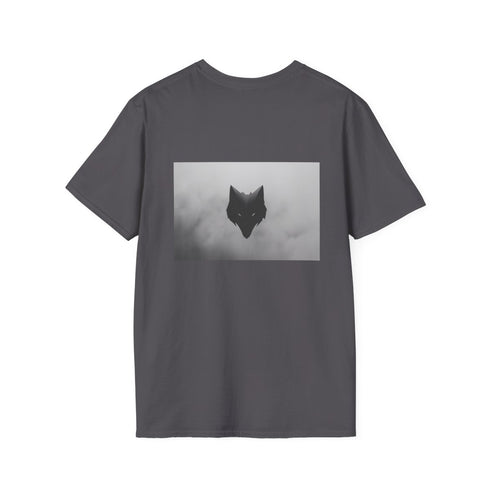 Minimalist Black White Wolf Shirt