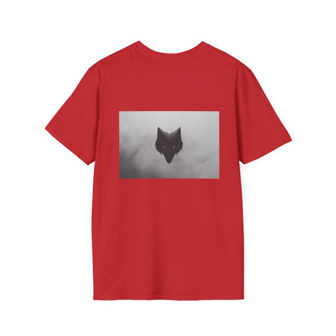 Minimalist Black White Wolf Shirt