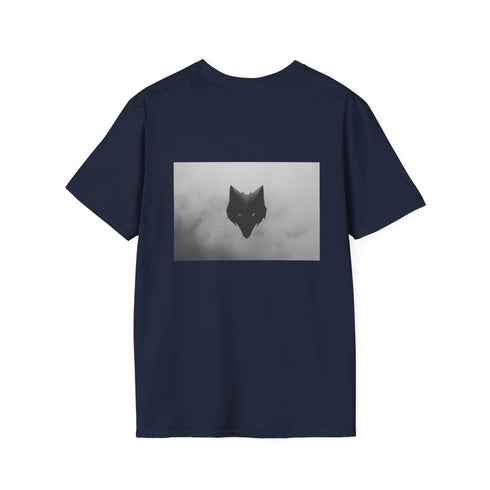 Minimalist Black White Wolf Shirt