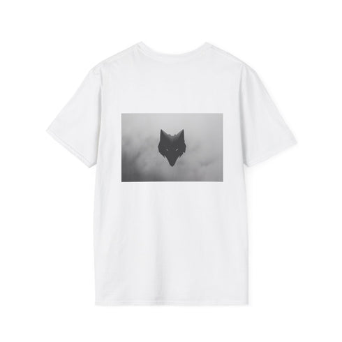 Minimalist Black White Wolf Shirt
