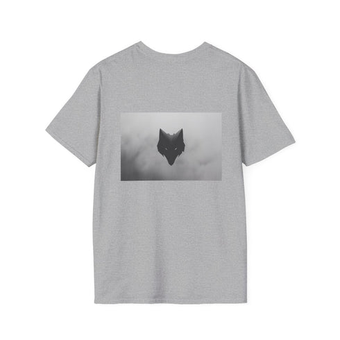Minimalist Black White Wolf Shirt