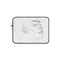 "Minimalist Face Art Laptop Sleeve"