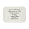 "Minimalist Motivational Bath Mat"