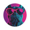 Mirja Futuristic French Bulldog Rug