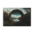 Mirror Reflecting Different Universe — 24×16 Canvas Wall Art — Front Gallery-Wrapped Canvas View
