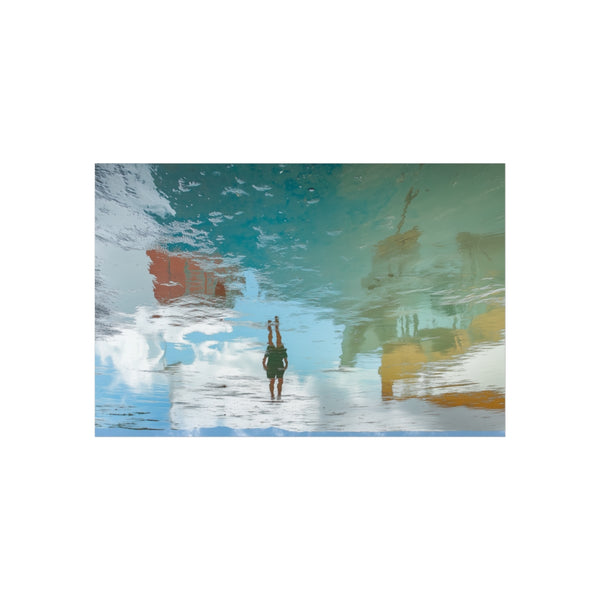 Mirror Sea Reflecting Alternate World.