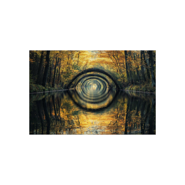 Mirrored River Bending Into Infinity