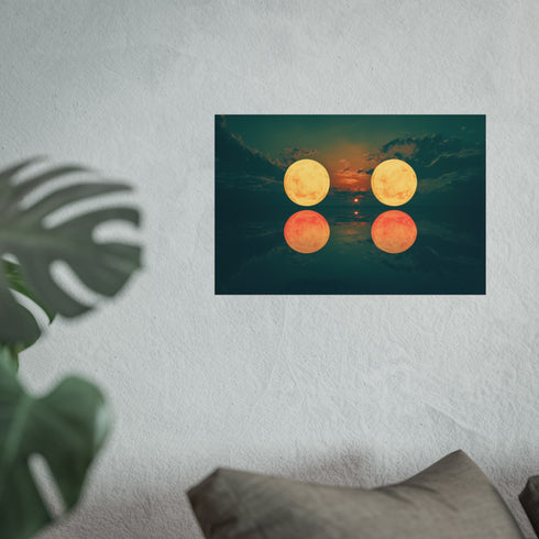 Mirrored Sky with Identical Suns