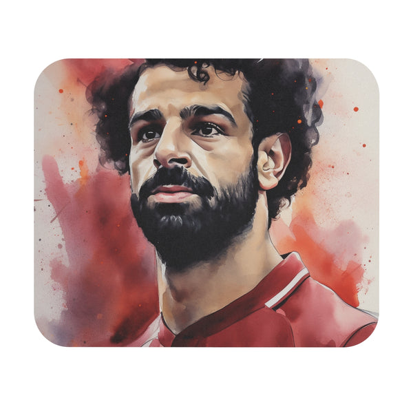 Mo Salah Watercolor Mouse Pad