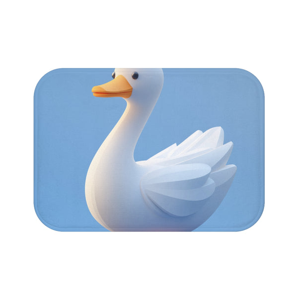 "Modern Cartoon Profile Bath Mat"