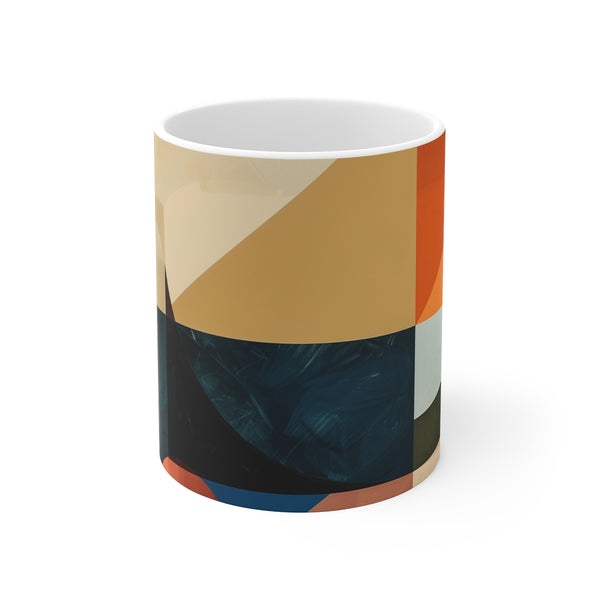 "Modern Geometric Abstract Coffee Mug"