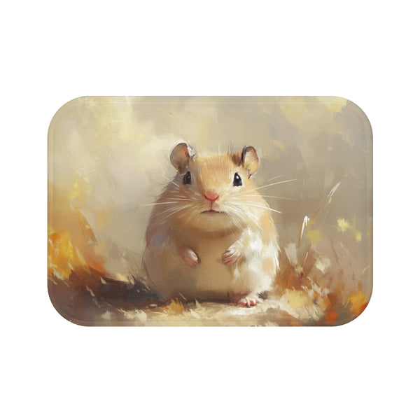 "Mongolian Gerbil Cute Bath Mat"
