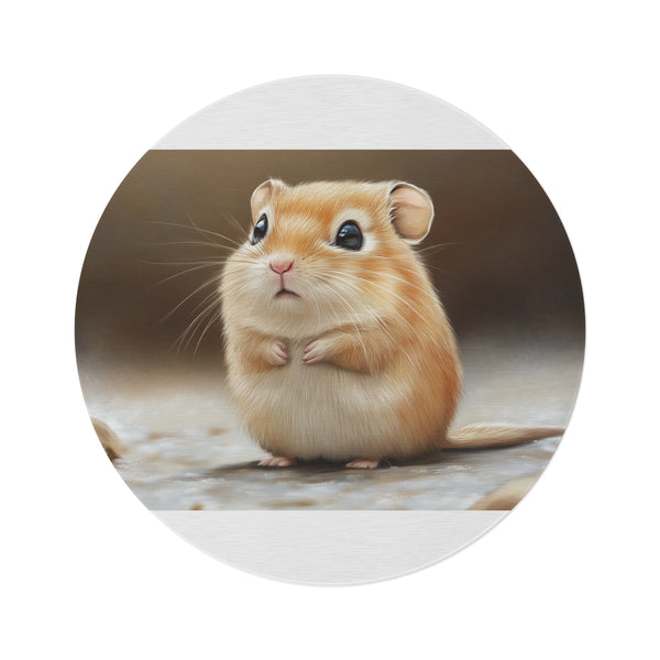 "Mongolian Gerbil Cute Painting Rug"