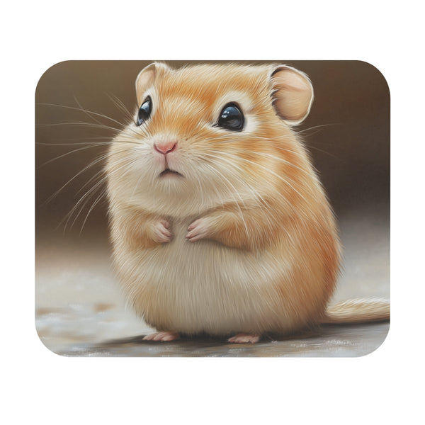 Mongolian Gerbil Mouse Pad Adorably Painted!