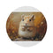 "Mongolian Gerbil Round Rug Masterpiece"