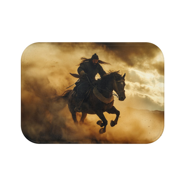 Mongolian Horseback Bath Mat Design