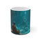 Monk Meditating Cave Underwater Mug