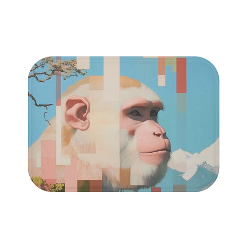 "Monkey Madness Bath Mat: Playful Design for Fun Baths!"