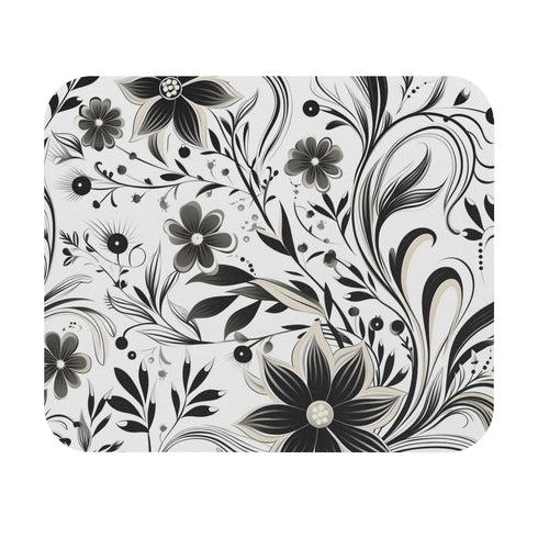 Monochrome Chic Mouse Pad