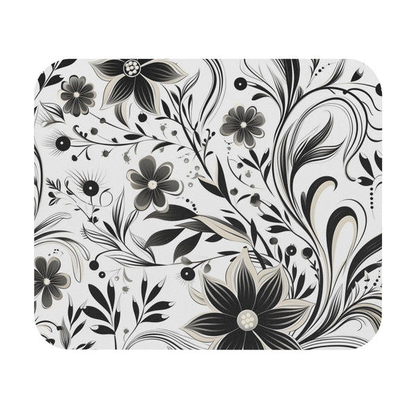 Monochrome Chic Mouse Pad