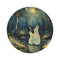 "Moomin Love Round Rug: Whimsical Fairytale"