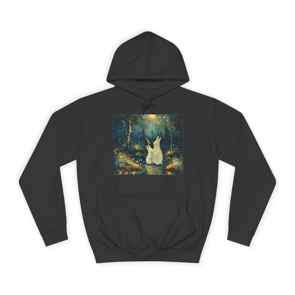 Moomin Love Story — Heavyweight Graphic Hoodie — Front Heavyweight Fleece Hoodie View