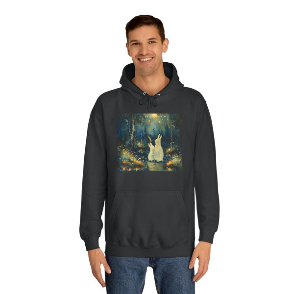 Moomin Love Story — Heavyweight Graphic Hoodie — Model Streetwear Fit View