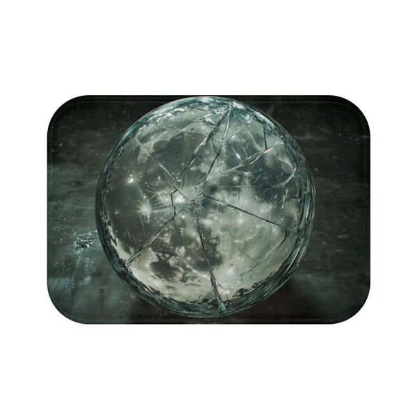 Moon Shattered Glass Bath Mat