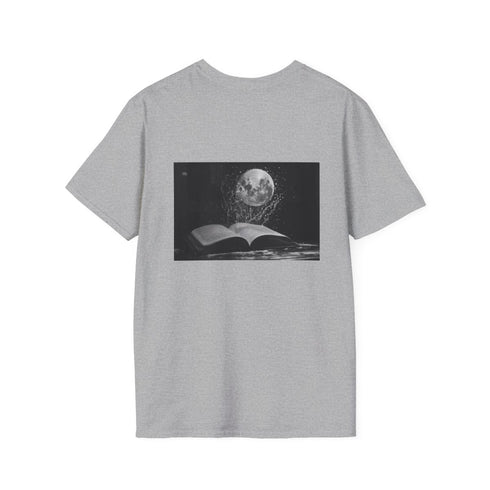 Moonlight Book Magic T-Shirt Design