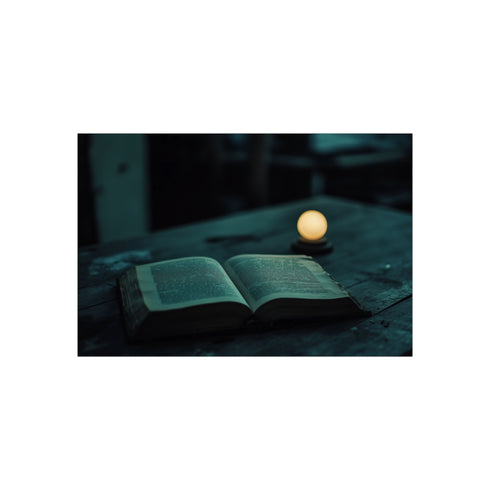 Moonlight Illuminates Pages: Magical Reading