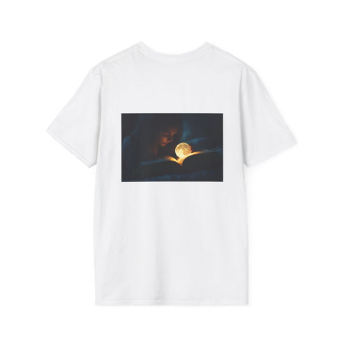 Moonlit Book Fantasy T-Shirt Design