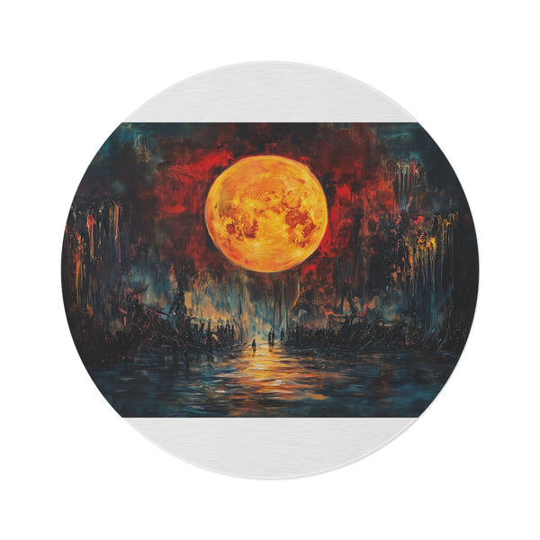 Moonlit Festival Round Rug